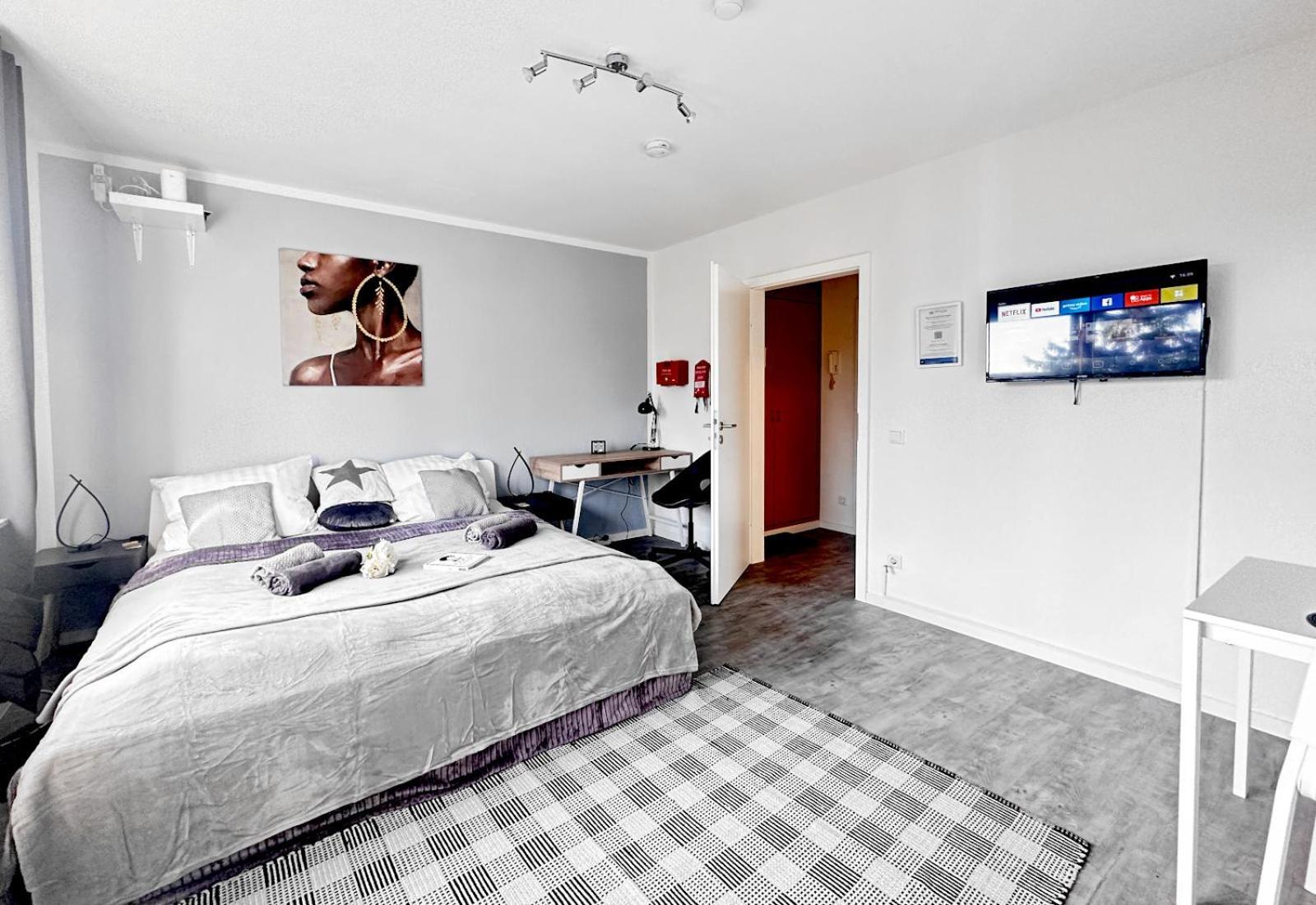 Vaz Apartments E01 Kueche, Tv, Netflix, Ca 15 Min Messe U Hbf Essen Extérieur photo